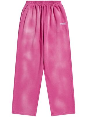 Balenciaga Political Campaign fleece track pants - Pink