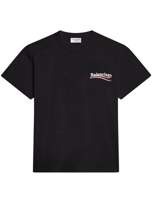 Balenciaga Political Campaign logo T-shirt - Black