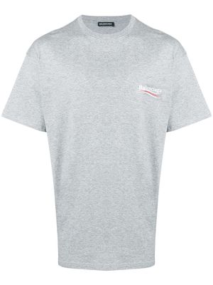 Balenciaga political logo T-shirt - Grey