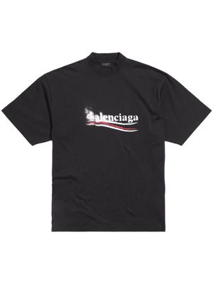 Balenciaga Political Stencil cotton T-shirt - Black
