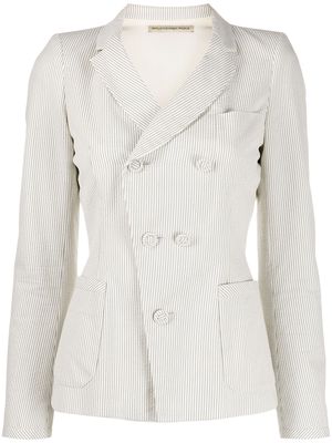 Balenciaga Pre-Owned 1990s striped jacket - Neutrals