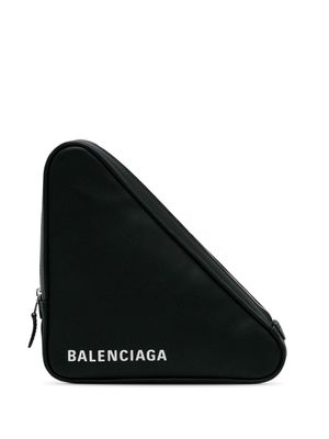 Balenciaga Pre-Owned 2006 Triangle clutch bag - Black