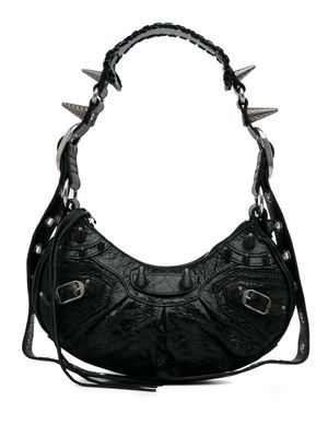 Balenciaga Pre-Owned 2010 Le Cagole XS Spike shoulder bag - Black