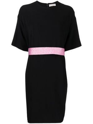 Balenciaga Pre-Owned 2010s belted T-shirt-dress - Black