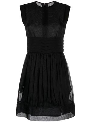 Balenciaga Pre-Owned 2010s floral print sleeveless dress - Black