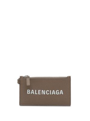 Balenciaga Pre-Owned 2017 Everyday leather cardholder - Brown