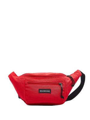 Balenciaga Pre-Owned 2018-2022 Explorer canvas belt bag - Red