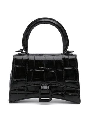 Balenciaga Pre-Owned 2019-2023 mini Hourglass tote bag - Black