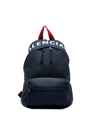 Balenciaga Pre-Owned 2019 Wheel backpack - Blue