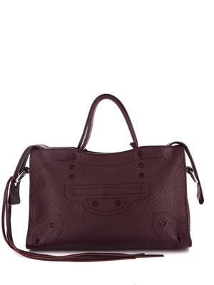 Balenciaga Pre-Owned Blackout City bag - Purple