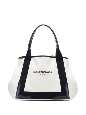 Balenciaga Pre-Owned Cabas canvas tote bag - White