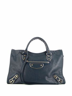 Balenciaga Pre-Owned City leather handbag - Blue