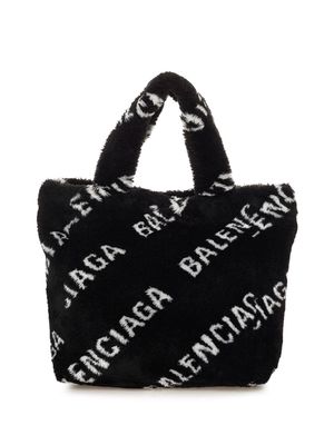 Balenciaga Pre-Owned Everyday XS faux-fur tote bag - Black