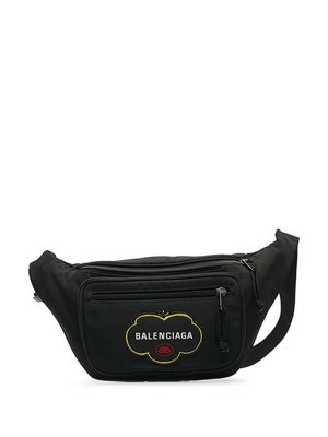 Balenciaga Pre-Owned Explorer logo-appliqué belt bag - Black
