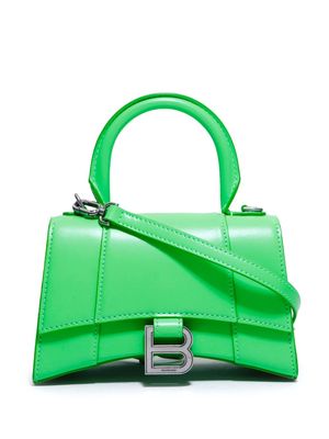 Balenciaga Pre-Owned Hourglass XS two-way leather bag - Green