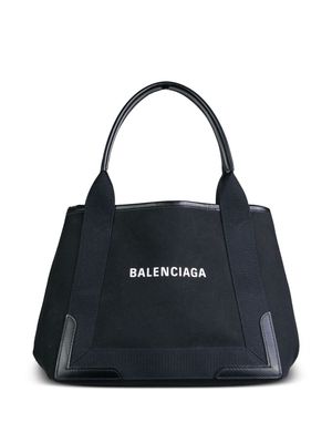 Balenciaga Pre-Owned logo-print appliquée handbag - Black