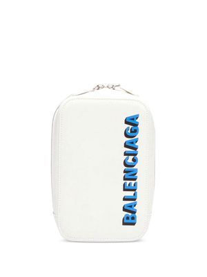Balenciaga Pre-Owned logo-print crossbody bag - White