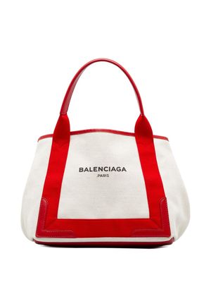 Balenciaga Pre-Owned Navy Cabas S tote bag - Neutrals