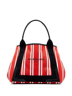 Balenciaga Pre-Owned Navy Cabas S tote bag - Red