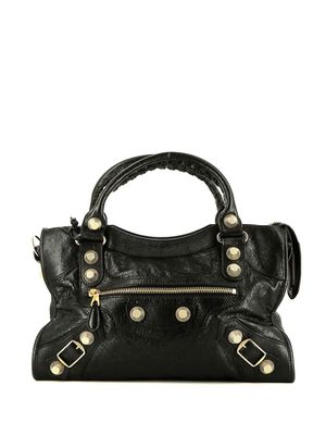 Balenciaga Pre-Owned Neo Cagole City leather handbag - Black