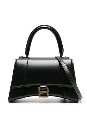 Balenciaga Pre-Owned small Hourglass leather tote bag - Black