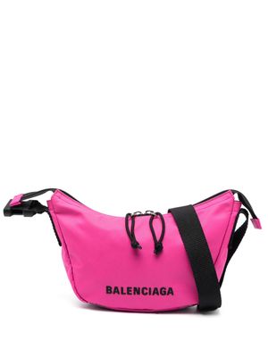 Balenciaga Pre-Owned Wheel Logo Sling shoulder bag - Pink