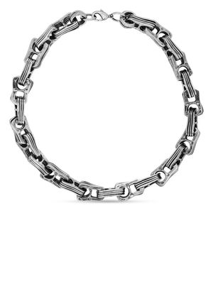 Balenciaga Punk chain necklace - Silver
