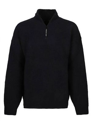 Balenciaga Quarter-zip Knit Sweater