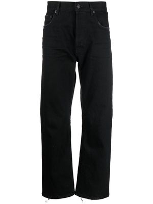 Balenciaga raw-cut slim-fit jeans - Black
