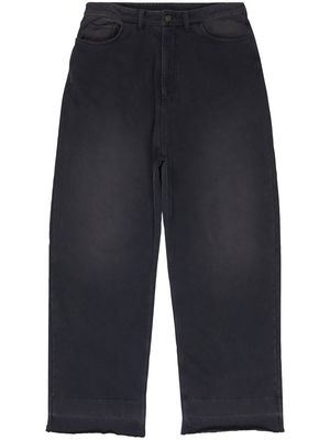 Balenciaga Relaxed cotton trousers - Black