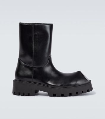 Balenciaga Rhino leather Chelsea boots