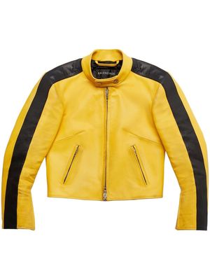 Balenciaga Shrunk Racer jacket - Yellow