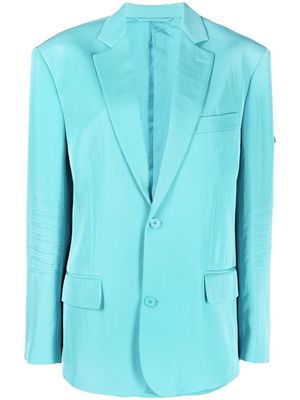 Balenciaga single-breasted blazer - Blue