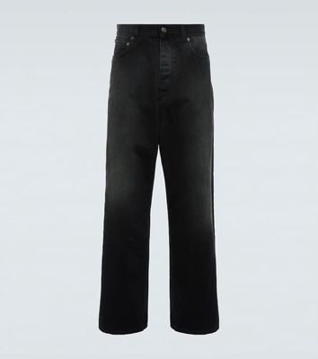 Balenciaga Size Sticker wide-leg jeans