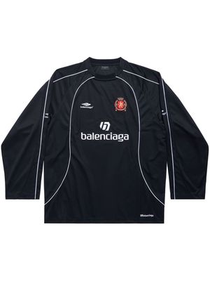 Balenciaga Soccer long-sleeve T-shirt - Black