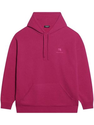 Balenciaga Sporty B oversized hoodie - Pink