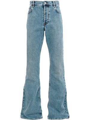 Balenciaga straight bootcut jeans - Blue