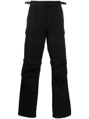 Balenciaga straight-leg cargo trousers - Black