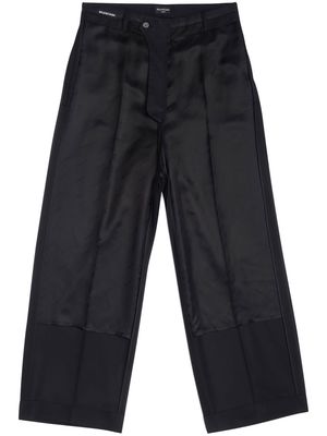 Balenciaga straight-leg wool trousers - Black