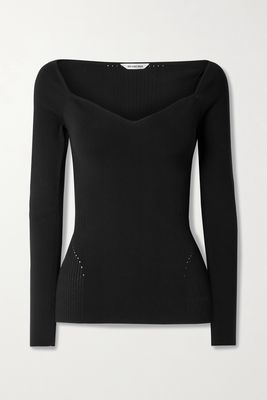 Balenciaga - Stretch Modal-blend Jersey Top - Black