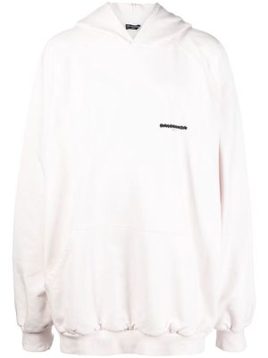 Balenciaga Strike 1917 logo oversized hoodie - White