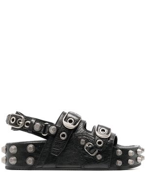 Balenciaga stud-embellishment open-toe sandals - Black