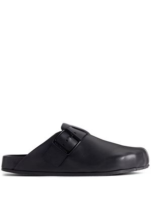 Balenciaga Sunday leather slippers - Black