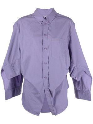 Balenciaga Swing Twisted shirt - Purple