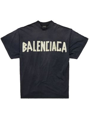 Balenciaga Tape Type cotton T-shirt - Black