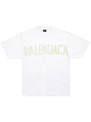 Balenciaga Tape Type cotton T-shirt - White