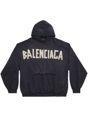 Balenciaga Tape Type hoodie - Black