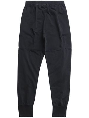 Balenciaga tonal-logo elasticated track pants - Black