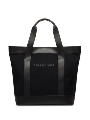 Balenciaga tonal logo-print tote bag - Black