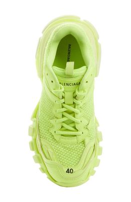 Balenciaga Track.3 Sneaker in Fluo Yellow/Black
